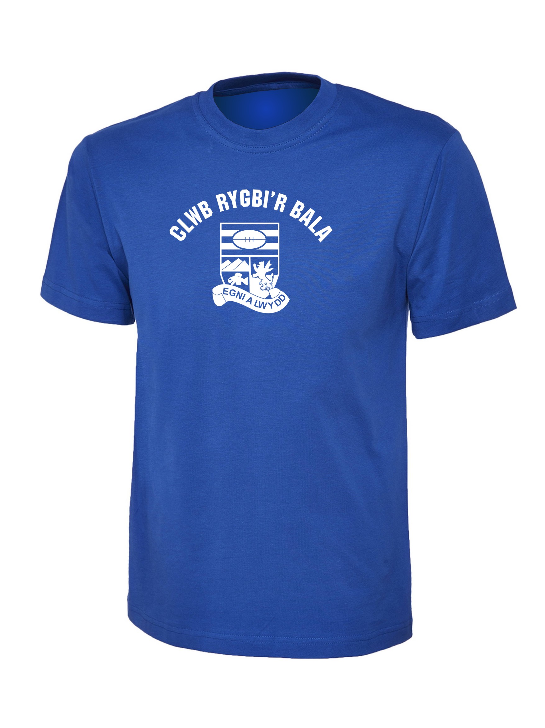 Clwb Rygbi'r Bala Junior Royal Print T-Shirt - Teejac