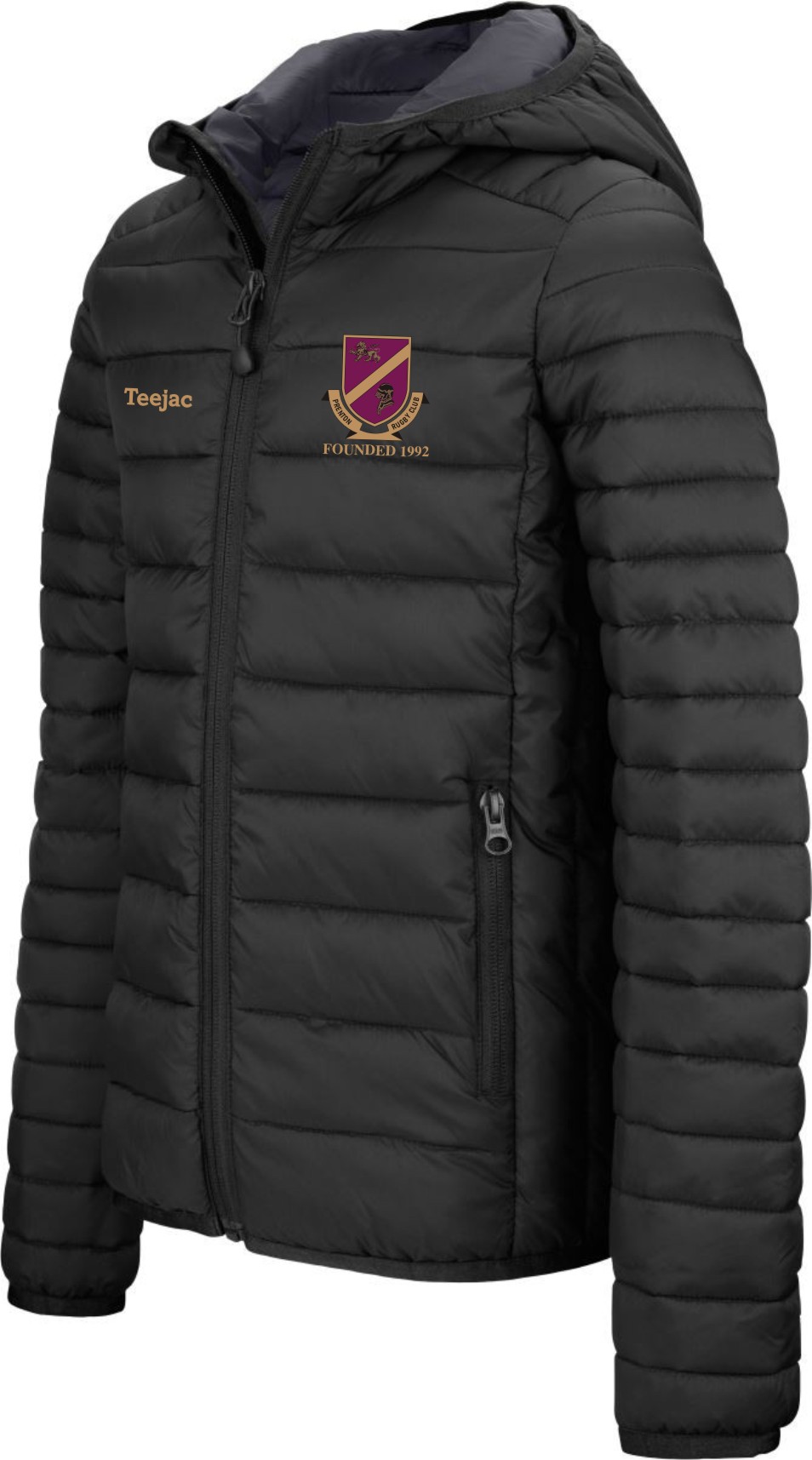 Prenton RFC Countoured Hooded Jacket - Teejac