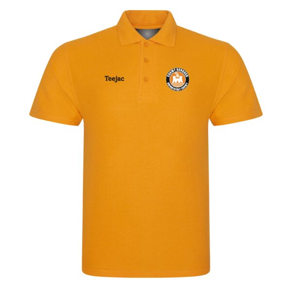 Conwy Borough FC Junior Classic Polo Orange or Black